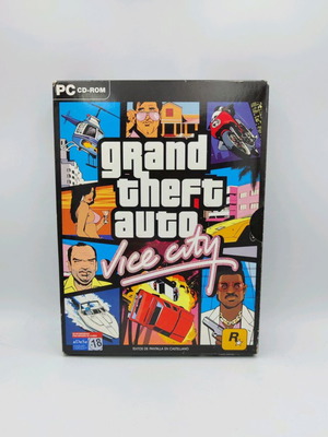 Grand Theft Auto Vice City PC μεταχειρισμένο με κασετίνα και αφίσα