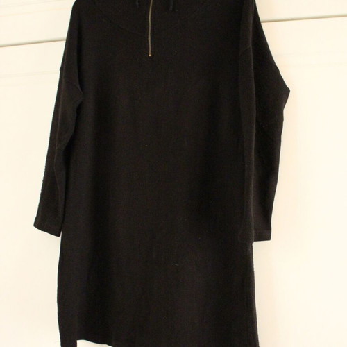 Knitted sweater used, black, sizes M and L