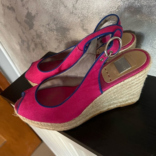 Kanna platform shoes like new, size 40, blue and pink