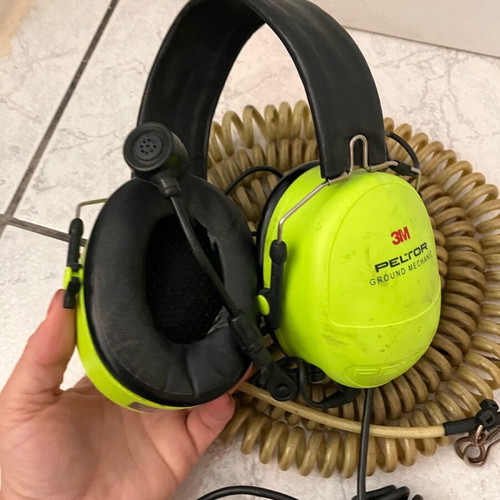 3M Peltor MT7H79F-01 GB communication earmuffs used, two-way