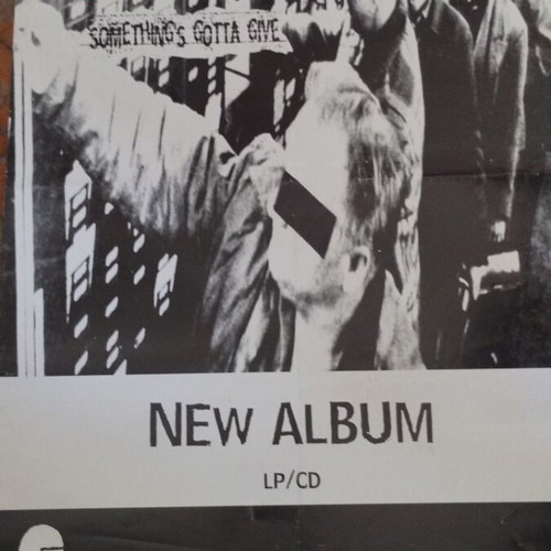 Agnostic Front Something's Gotta Give promo αφίσα μεταχειρισμένη