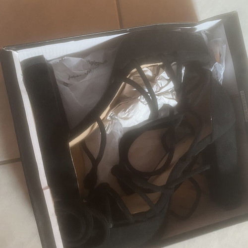 Bozikis women's sandals size 39 new, black