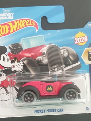 Hot Wheels Mickey Mouse Car μεταλλικό αυτοκινητάκι