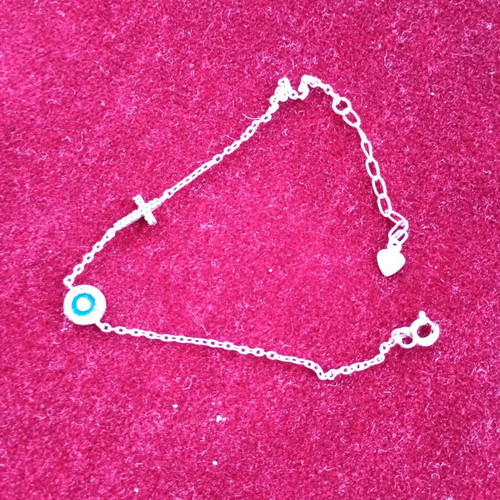 Silver 925" bracelet chain like new, length 0.21 m
