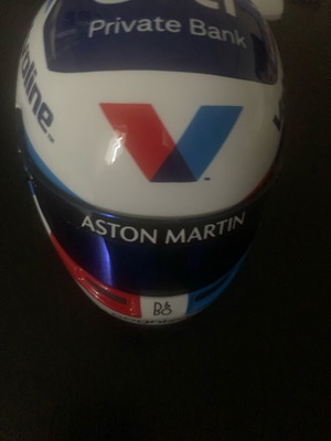 Bell mini helmet F1 Aston Martin Fernando Alonso new, in box from Monaco GP