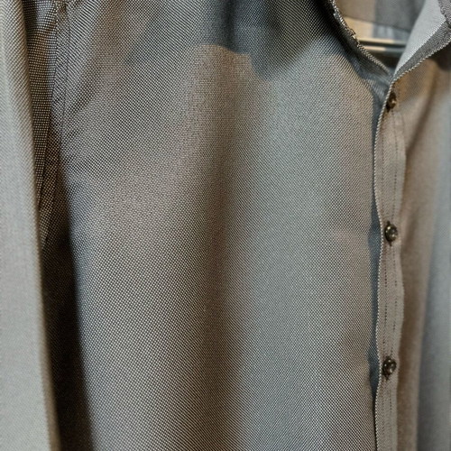 Men's gray dress shirt like new, size L