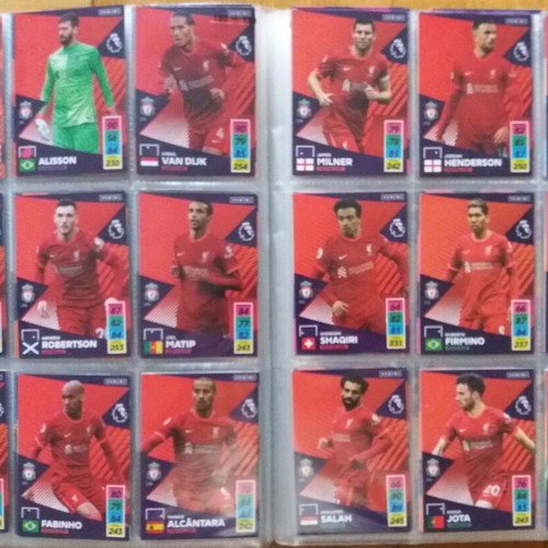 Premier League 2021-2022 Adrenalyn XL album with 445/468 cards like new
