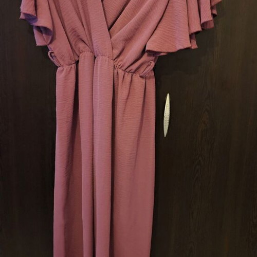 Purple one-piece jumpsuit like new, size S_M