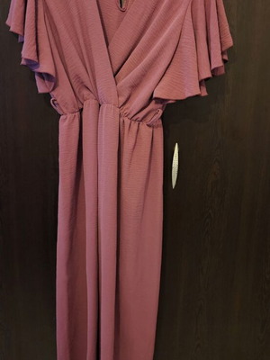 Purple one-piece jumpsuit like new, size S_M
