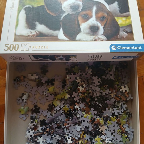Clementoni Puzzle Puppies 500 pieces