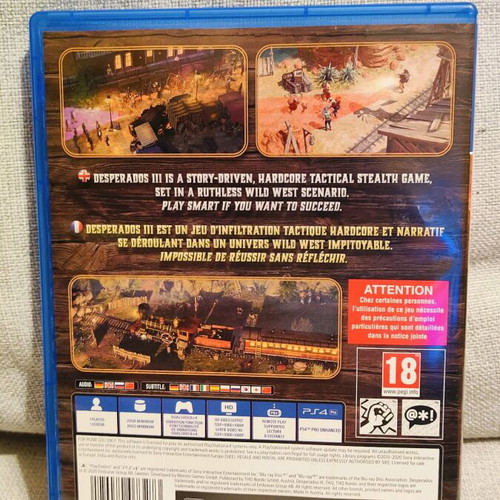 Desperados III PS4 used in very good condition