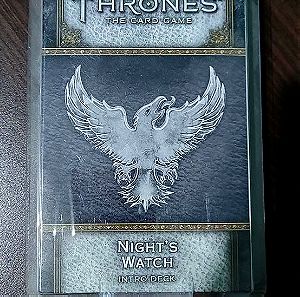 A Game of Thrones Card Game Night's Watch Intro Deck