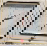 Vintage clock used, bakelite radio-shaped decorative item