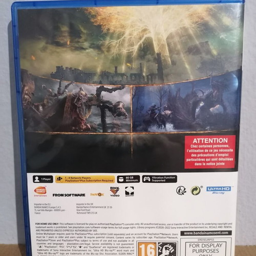 Elden Ring PS5 promo display case used, no game included
