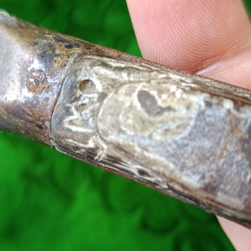 Handmade knife, possibly agricultural or shepherd's, 23.5cm