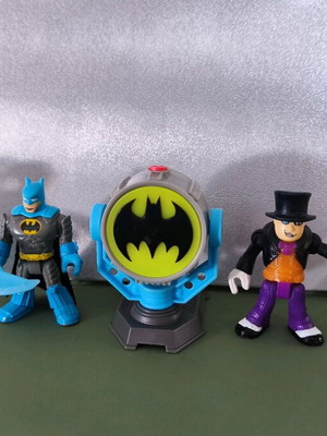 Φιγούρες Imaginext DC Batman με σήμα νυχτερίδας μεταχειρισμένες