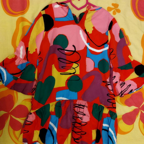 Stella McCartney dress 8 years used, colorful Tencel™ fabric