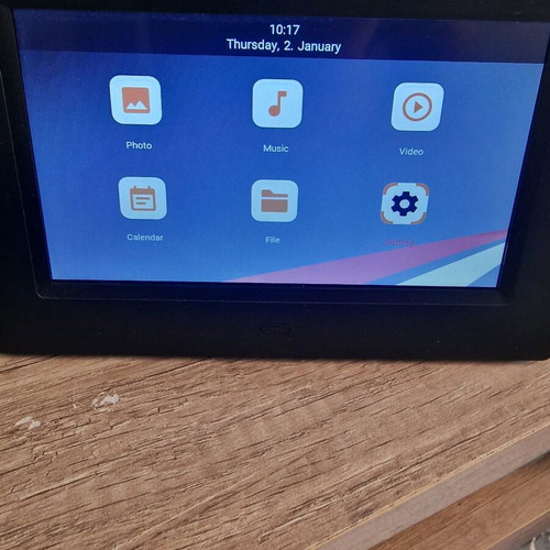 Braun electronic photo frame new