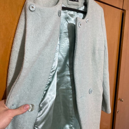 Women's coat used, turquoise, size S