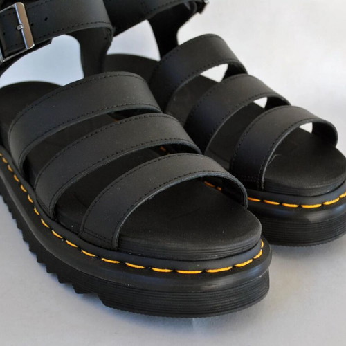 Dr. Martens Black Platform Sandals like new No 39