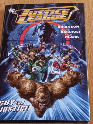 Justice League Cry for Justice hardcover 2010, like new