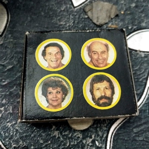 Collectible Matchbox used from Delfinario show with famous actors
