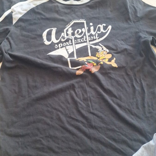Asterix set pajama like new, black and white, size M
