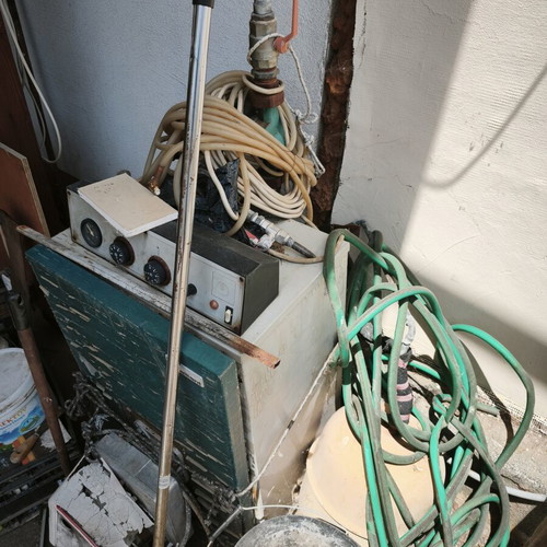 Oil Boiler with Accessories and Heavy Wood Planer Refurbished