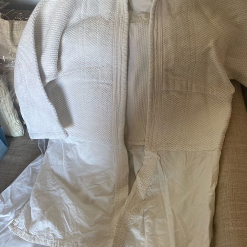 Judo suit used, small size, pants 50 jacket 146