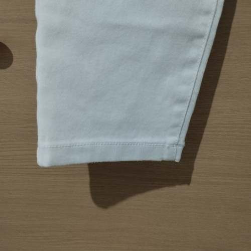 White women's pants size 42 with elastic waist