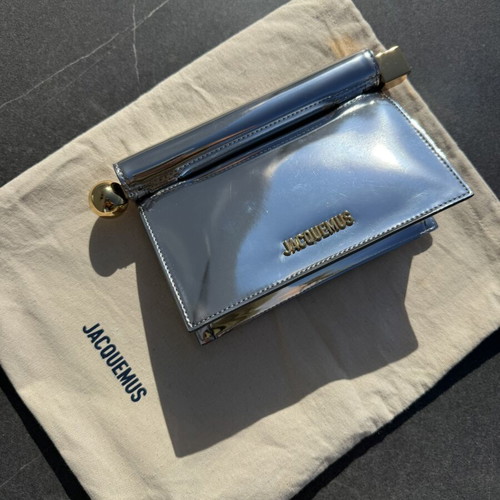 Jacquemus limited edition silver crossbody bag