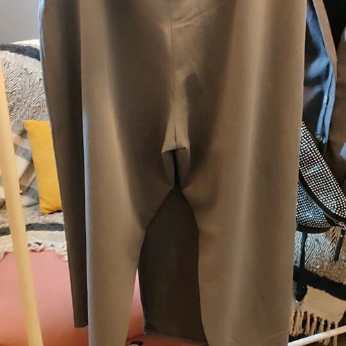 XXLOVE Plus Size Pants New Gray With Zipper