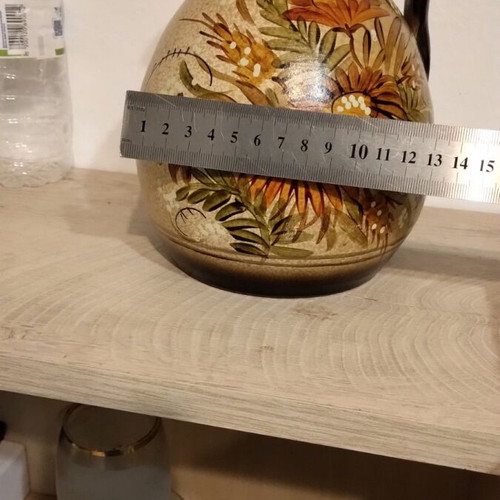 Handmade clay jug like new without damages