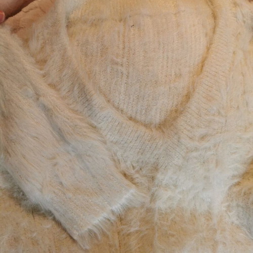 Pullover dress white, new, size XL