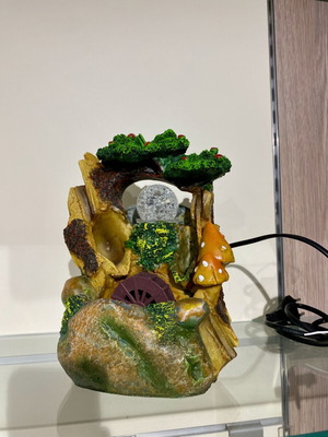 Decorative Fountain Forest with Lighting 20cm New
