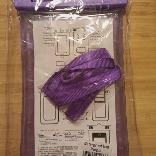 Universal Waterproof Case Purple new sealed package