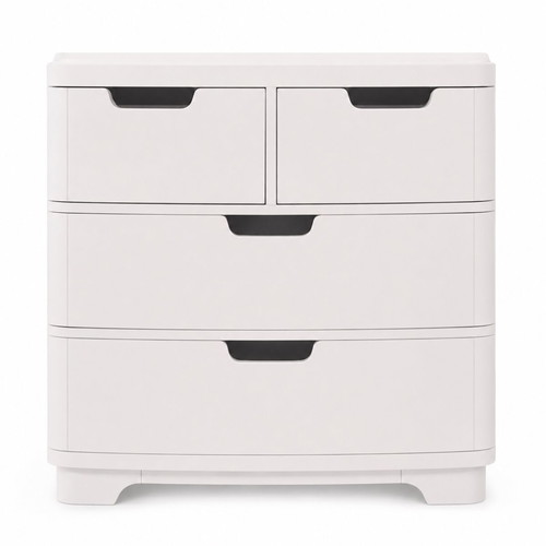 Bloom Luxo dresser, white, 4 spacious drawers