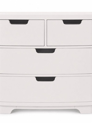 Bloom Luxo dresser, white, 4 spacious drawers