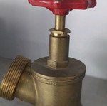 Angle valve 2" new with valve for fire hose connection