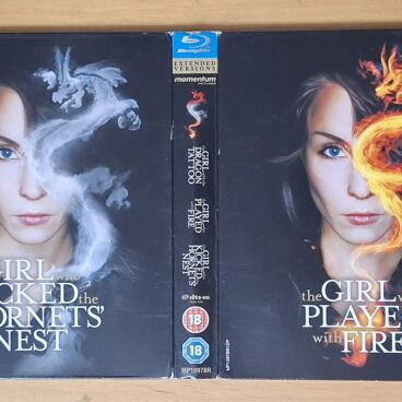 The Girl Who... Millennium Trilogy Blu-ray set, extended versions