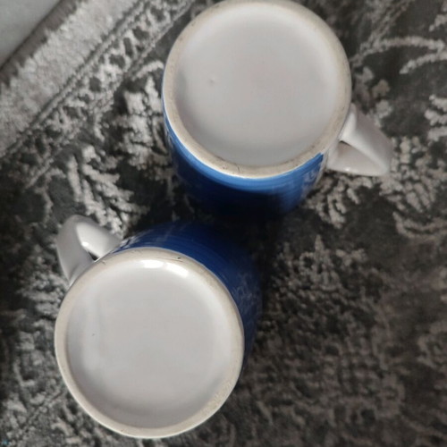 Mugs used, pack of 2, blue