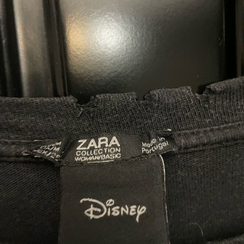 Zara Disney shirt used, size L, black