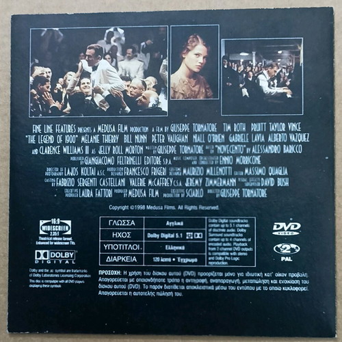 DVD The Legend of 1900 new