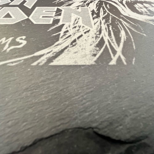Iron Maiden stone engraving waterproof 32x24 cm