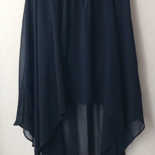 Bershka Asymmetric Blue Skirt New, Size L