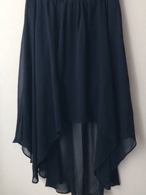 Bershka Asymmetric Blue Skirt New, Size L