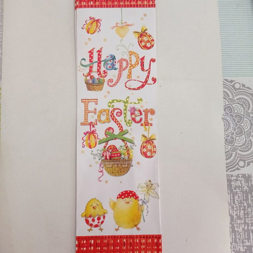 Easter paper bags for candle, set of 3, new