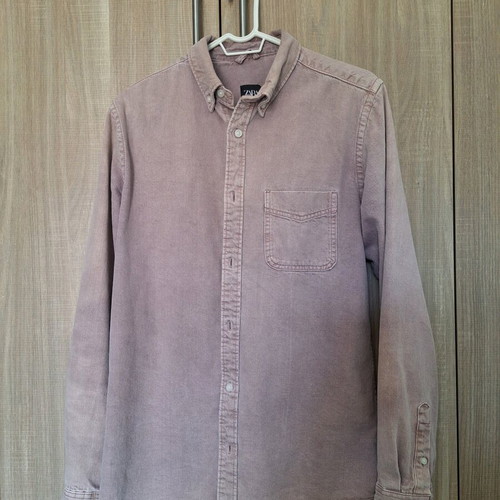 Zara men's denim shirt used, size Small
