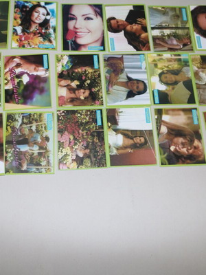 Rozalinda Thalia cards, set of 22, Mexican TV series
