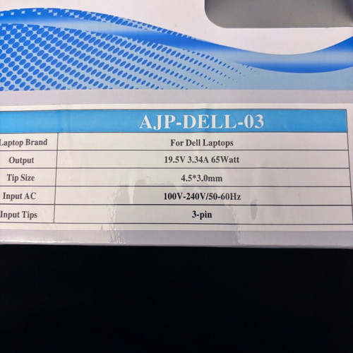 Laptop charger for Dell new